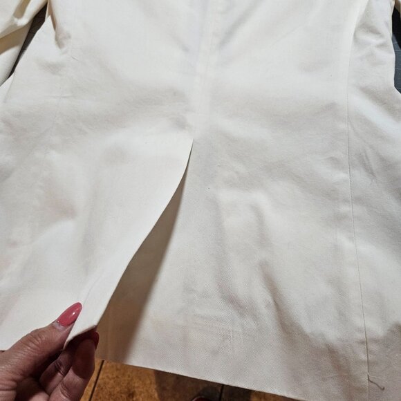 Silk Dolce & Gabbana Women's White Blazer Jacket Italy 38 Elegant Designer Fully - Picture 7 of 16